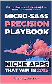 Micro-SaaS Precision Playbook: Niche apps that win in 2026: Find your niche, set smart pricing & cut churn - Build tools users adopt instantly (Startup & SaaS Playbooks Book 2) (English Edition)